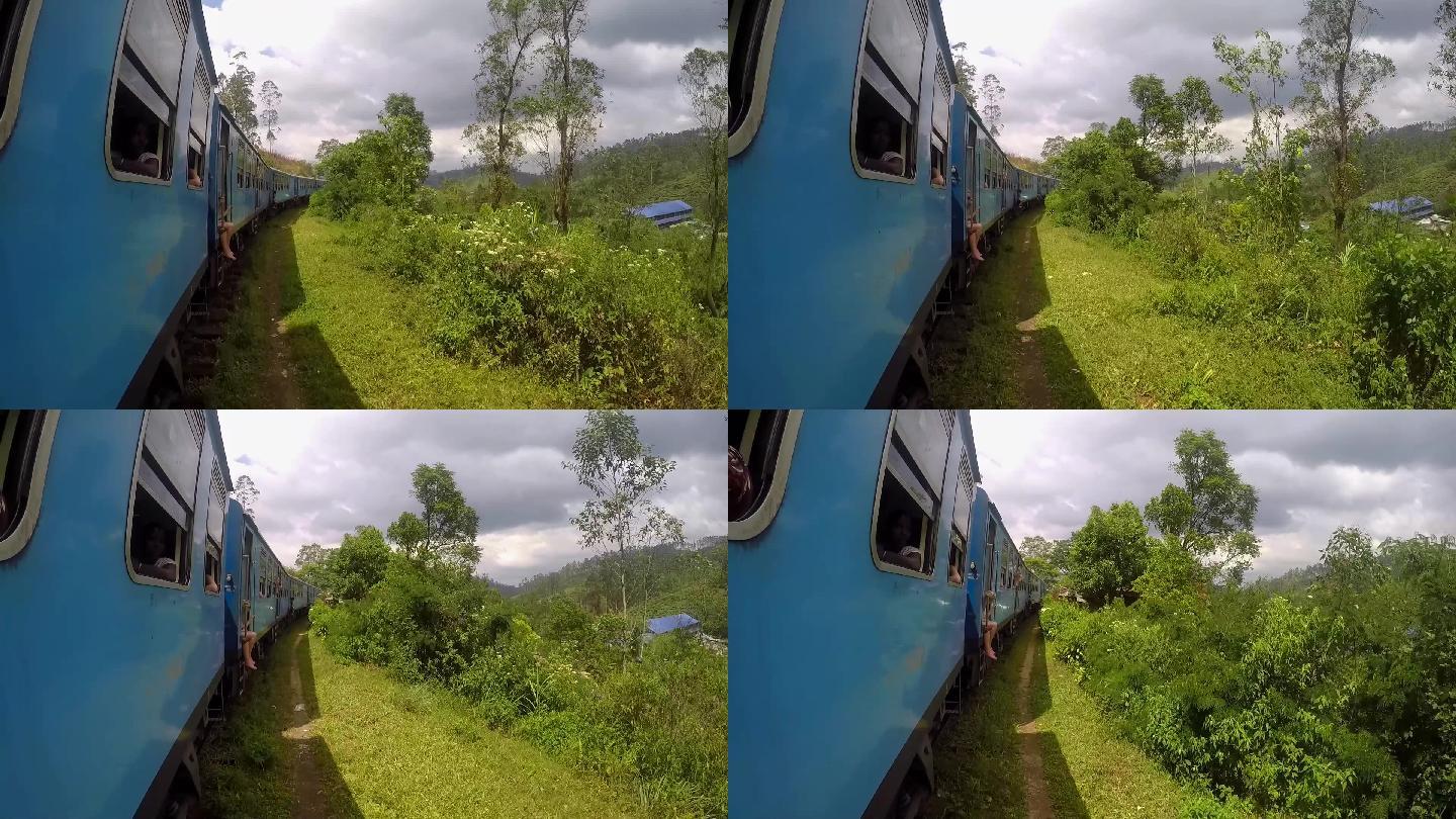 斯里兰卡高山茶园小火车