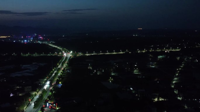 湘乡市城市新貌夜景-1