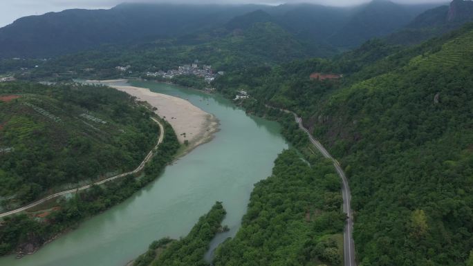 浙江温州楠溪江狮子岩漂流