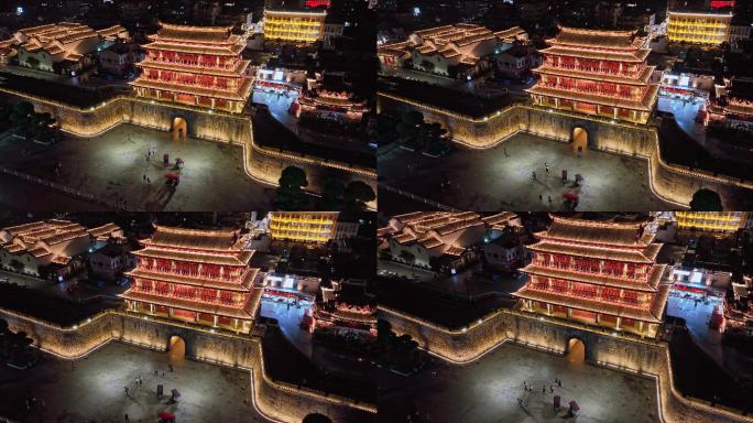 【正版素材】潮州广济楼航拍0426-c