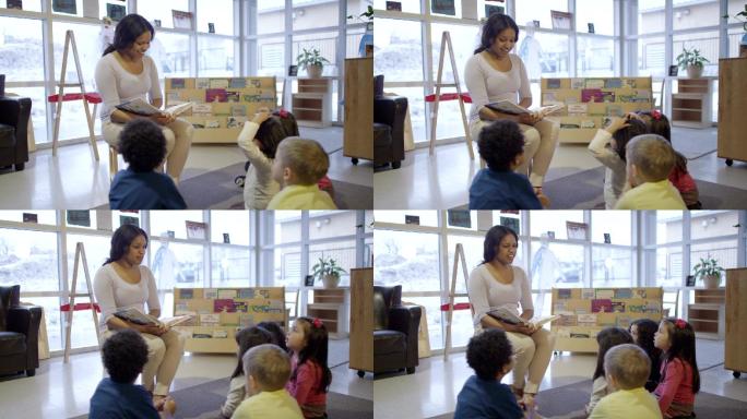 图书馆故事讲述幼教学前教育幼儿老师