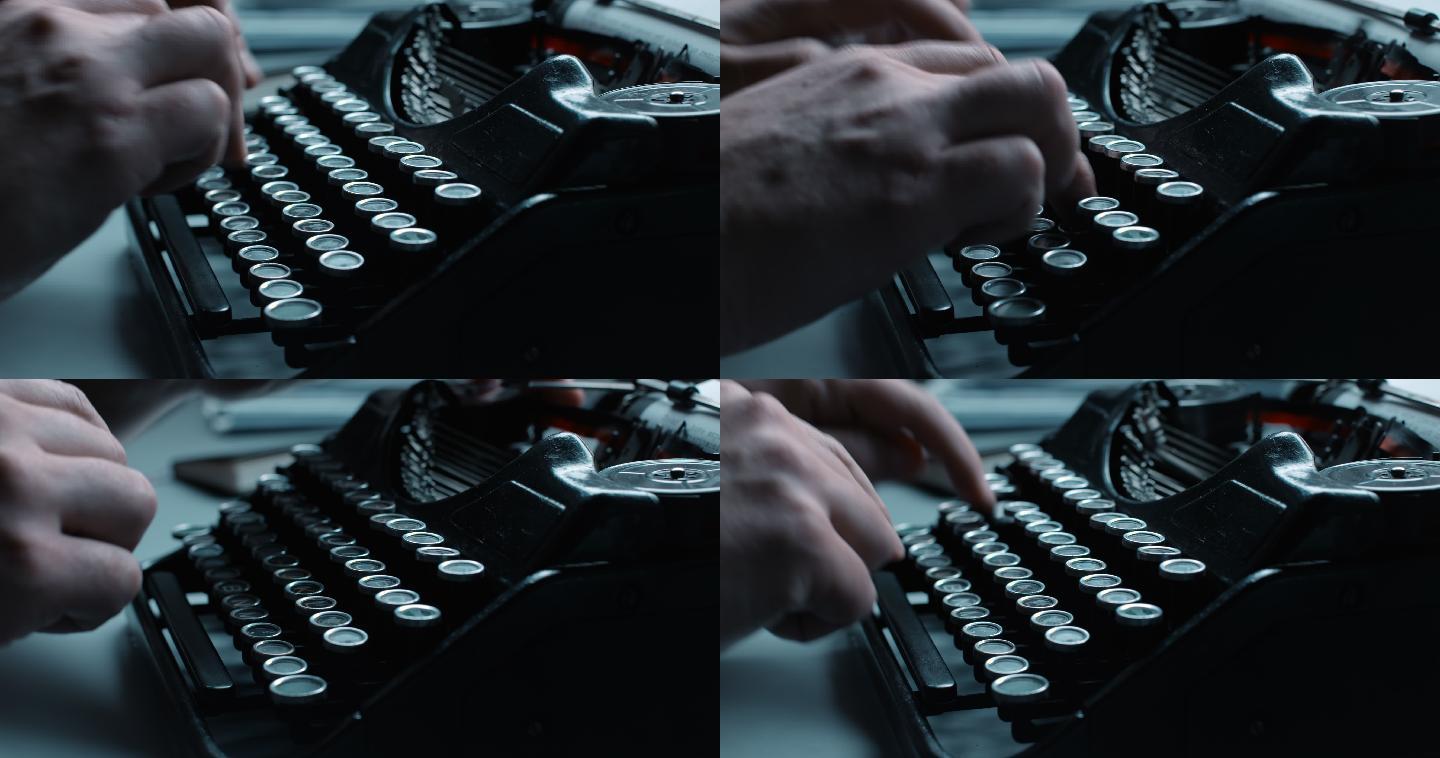 LD在旧打字机上快速打字