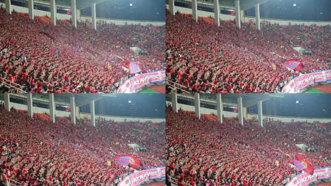 广州球迷在天河体育场