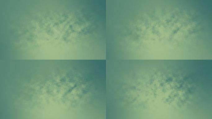 4k抽象脏绿飘烟云雾叠加背景库存视频