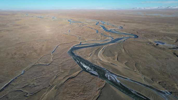 原创三江源国家公园黄河源头约古宗列曲河流