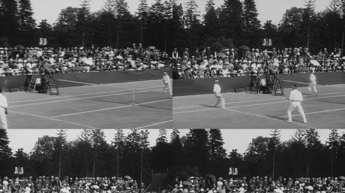 20世纪初打网球