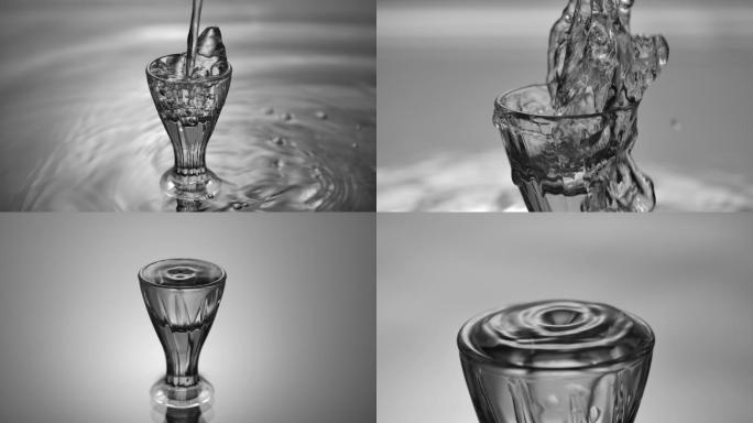 白酒倒酒慢动作