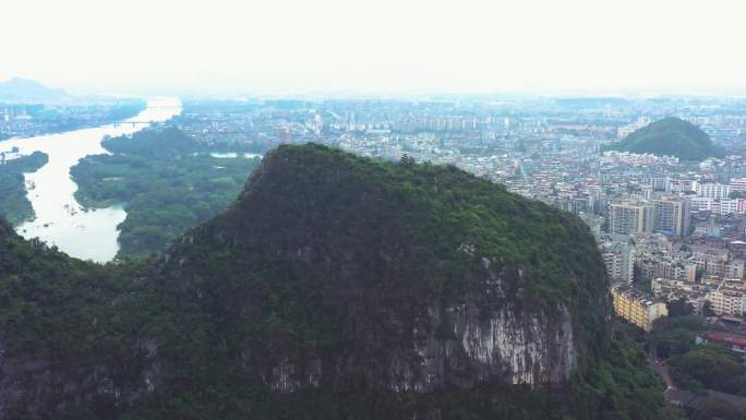 南溪山 桂林 漓江 航拍 公园