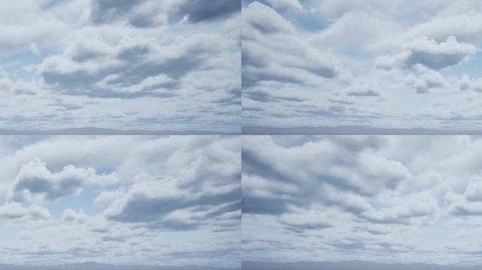6K大屏天空云朵素材