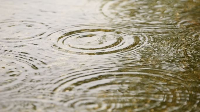 唯美 雨滴 涟漪