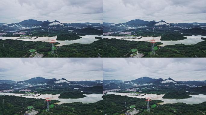 【航拍】雨后深圳梧桐山云海深圳水库