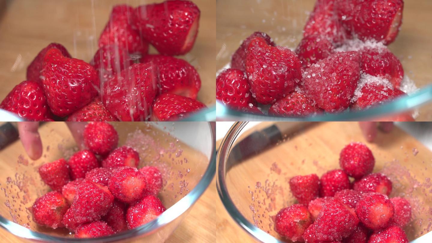 草莓甜品制作