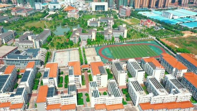 桂林 临桂 医学院 校园 航拍