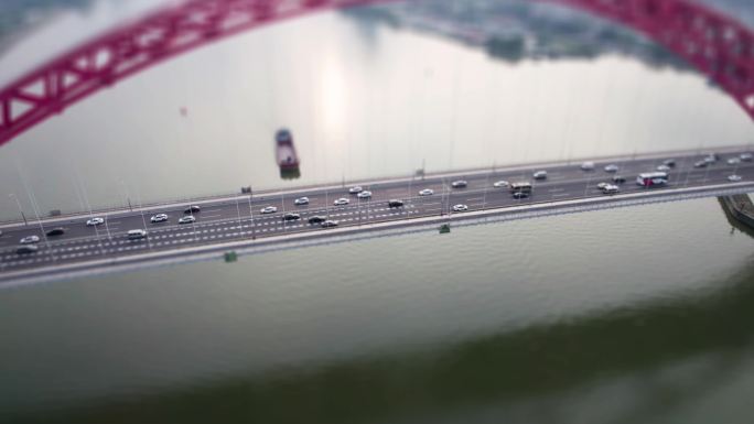 广州新光大桥白天素材
