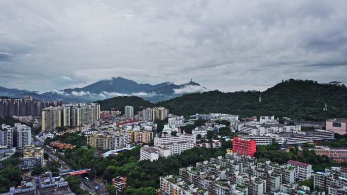 【航拍】深圳龙岗布吉看梧桐山