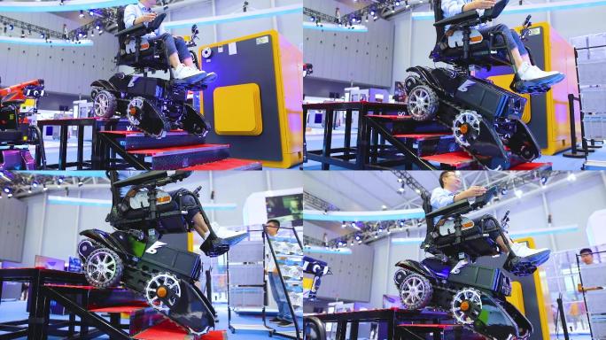 智能爬楼梯轮椅机器人 中国科技