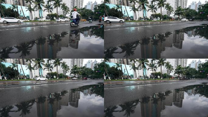 雨后城市景观-延时