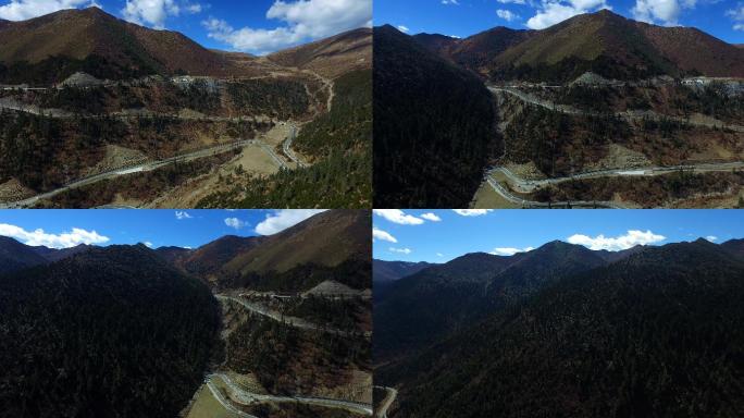 道路崎岖 蜿蜒盘旋