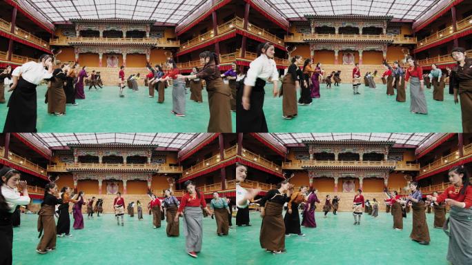 藏族舞蹈班训练
