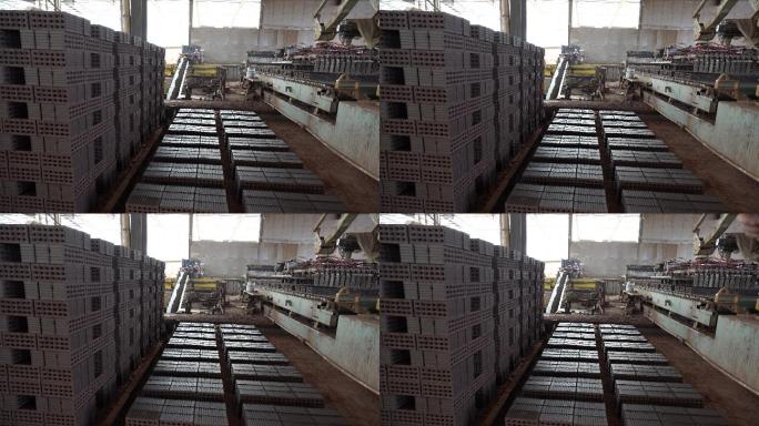现代制砖厂车间自动化生产线流水线多孔砖
