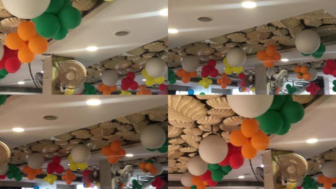 装饰天花板气球