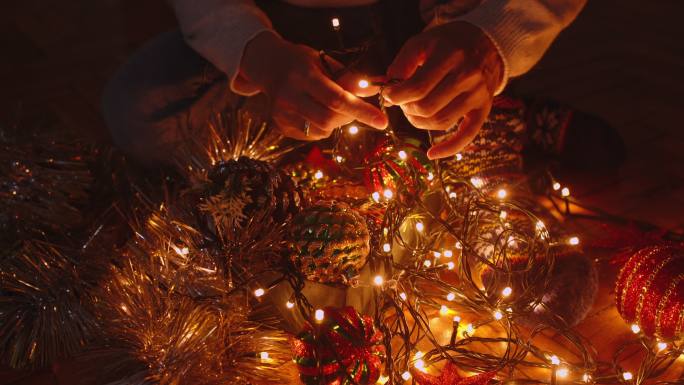 为圣诞节和新年庆典做准备