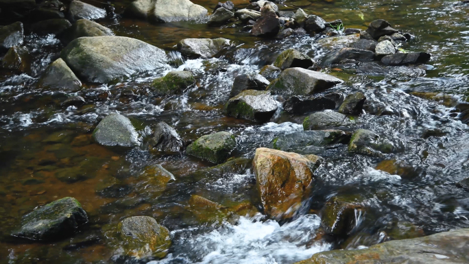 4K小溪溪流水资源