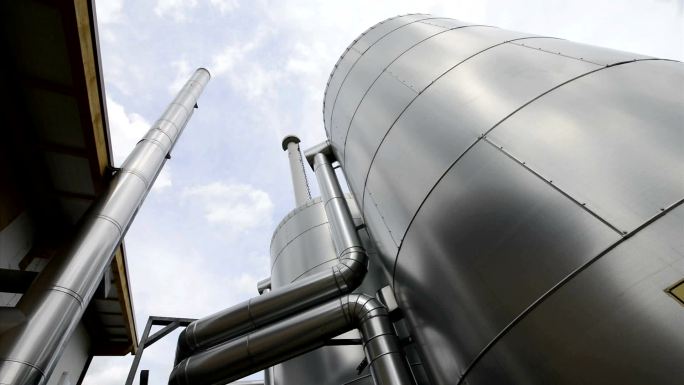 德国Energiewende生物质发电厂的缓冲容器