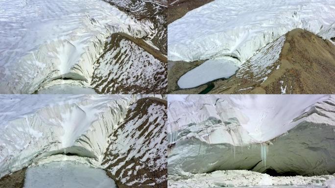 新疆旅游地-慕士塔格峰四号冰川