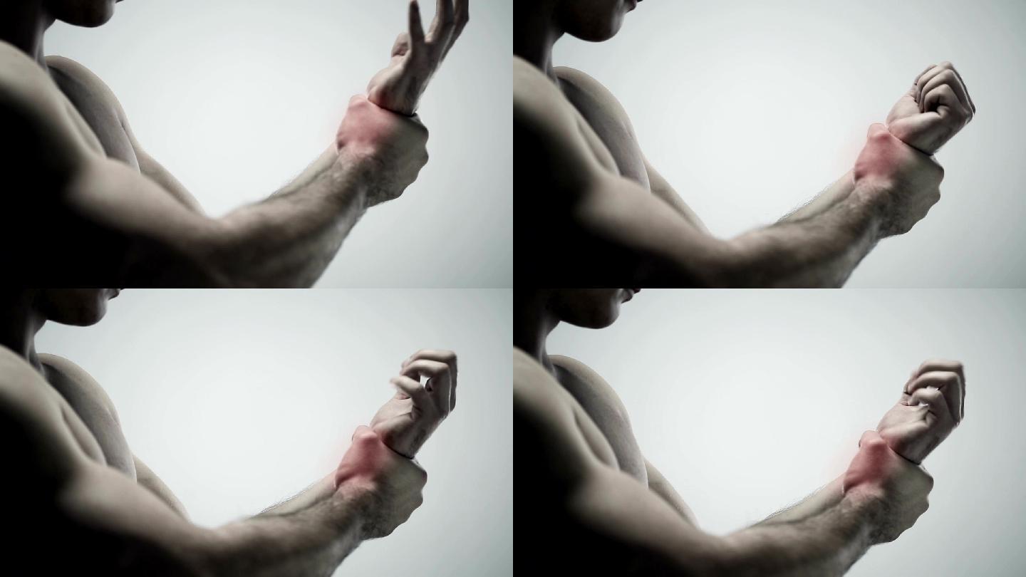 手腕疼痛力量运动员体操