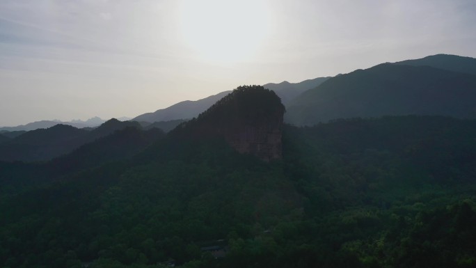 甘肃天水宣传片麦积山石窟航拍摄影