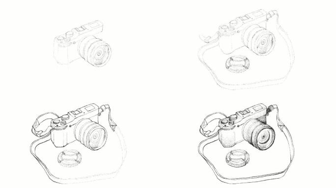 数码相机视频剪辑手绘
