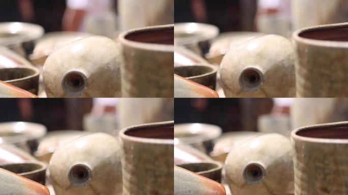 浅焦锅，传统窑炉的陶罐和粘土制品
