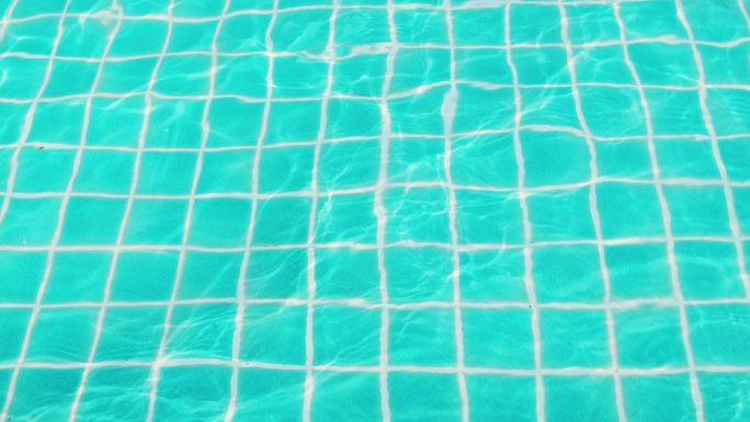 4k游泳池水波3D动画背景抽象