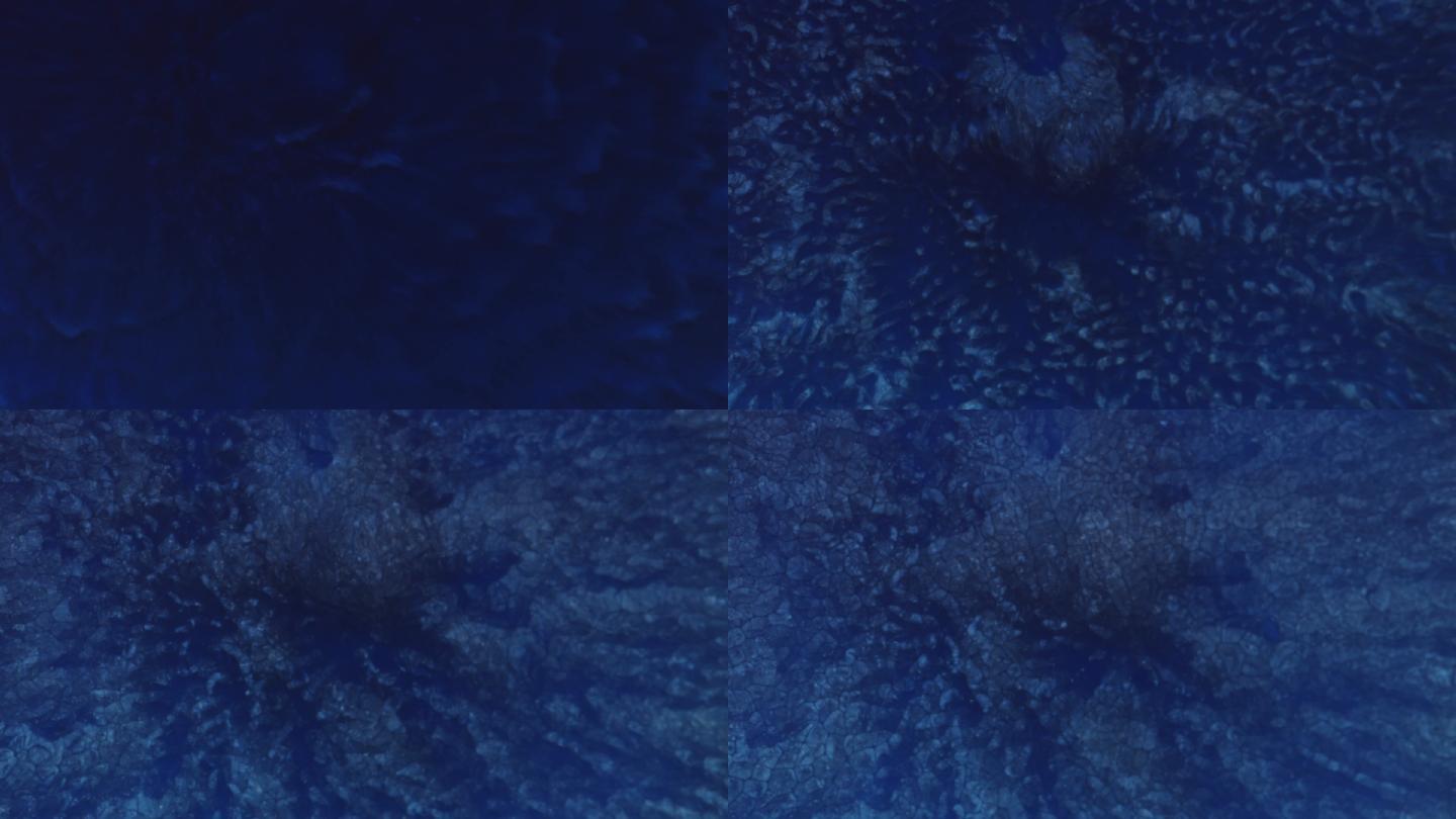 抽象蓝色流体背景海水旋涡河水