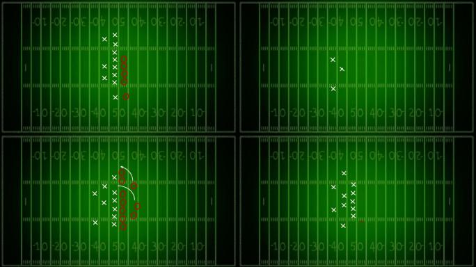 高清视频：网格背景下的足球策略
