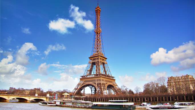 埃菲尔铁塔巴黎桥建结构景观钢架结构典范