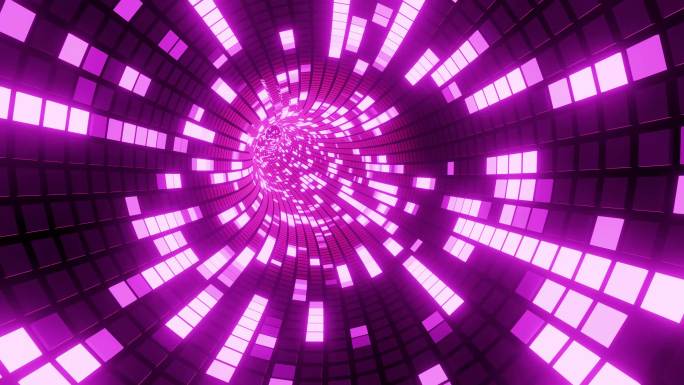 紫色大气科技感穿梭未来竞速视频