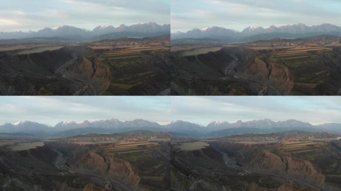 新疆宣传片独山子安集海大峡谷航拍摄影