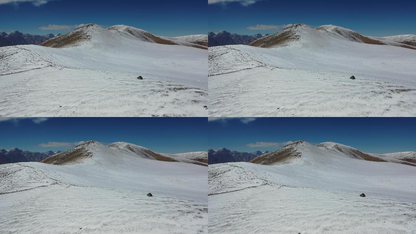 原创新疆塔什库尔干帕米尔高原雪地自驾越野