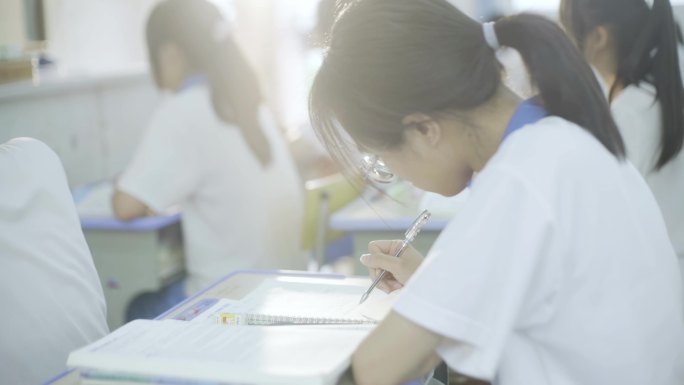 学生上课做题目