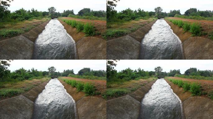 灌溉渠道灌溉