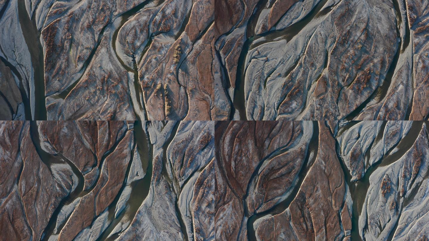 西藏宣传片定结十万沙丘河流航拍摄影