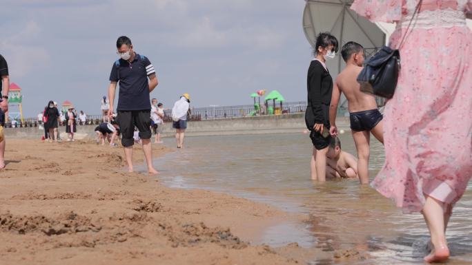 疫情后 海滩 沙滩 冲浪 帆船 游玩 海