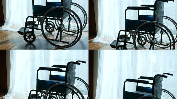 室内轮椅轮椅车医院轮椅光影
