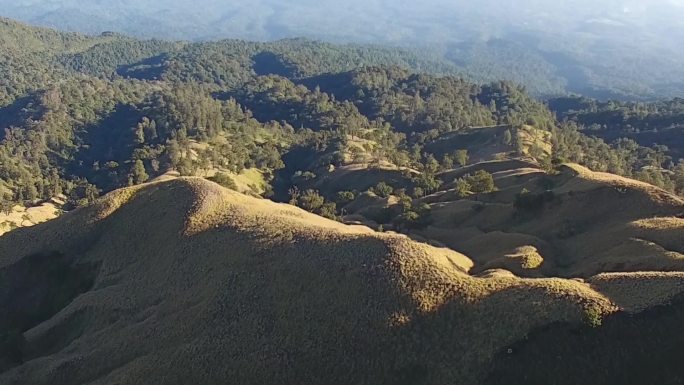 飞跃高山航拍大山巍峨大山气势山川航拍