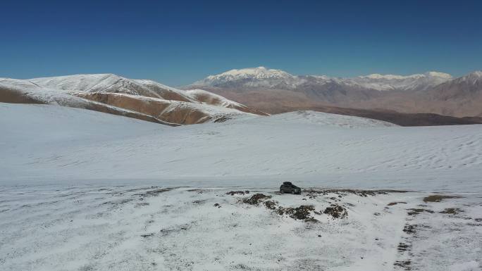原创新疆塔什库尔干帕米尔高原雪原自驾越野