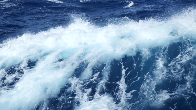 【4K】海浪-大风浪-深海巨浪翻滚
