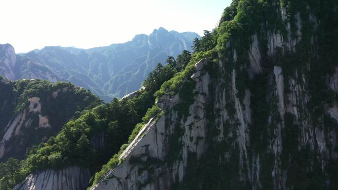 华山 苍龙岭 山顶 主峰