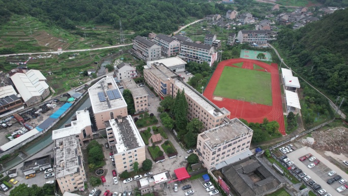 台州温岭温西中学4k航拍DJI_0049